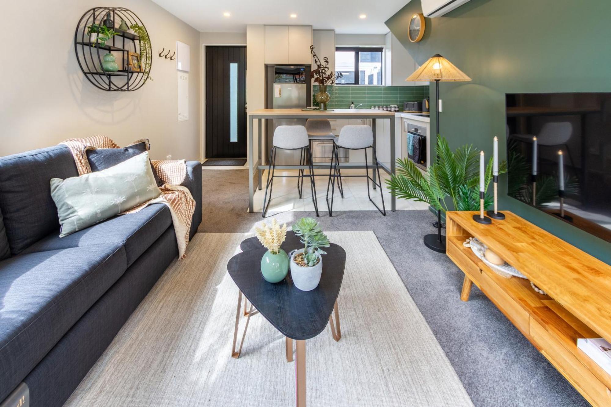 Latimer Square Luxe: 1Br W/ Sofa Bed Christchurch Esterno foto