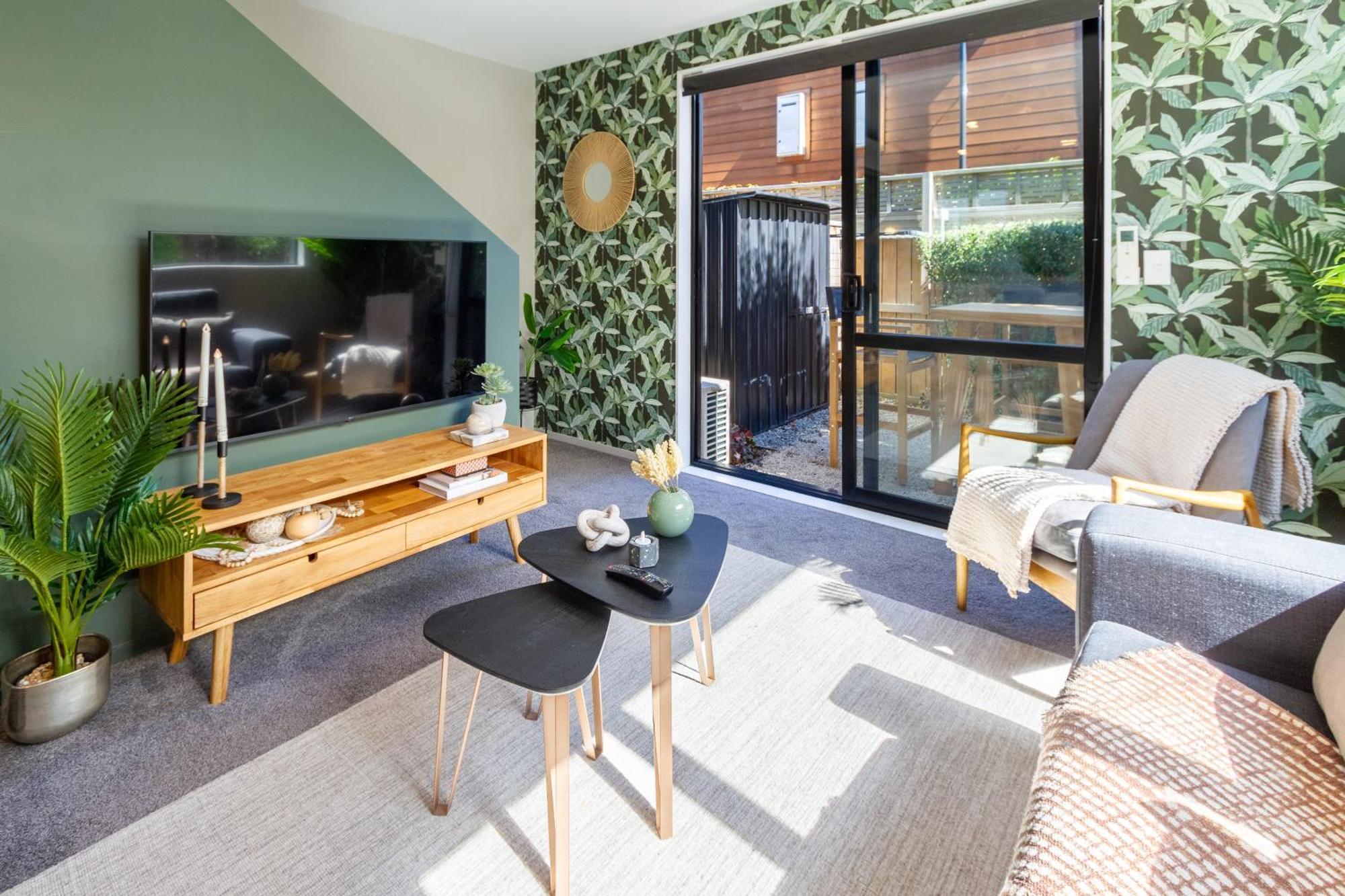 Latimer Square Luxe: 1Br W/ Sofa Bed Christchurch Esterno foto